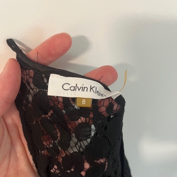 Calvin Klein size 8 black dress - Picture 4 of 8